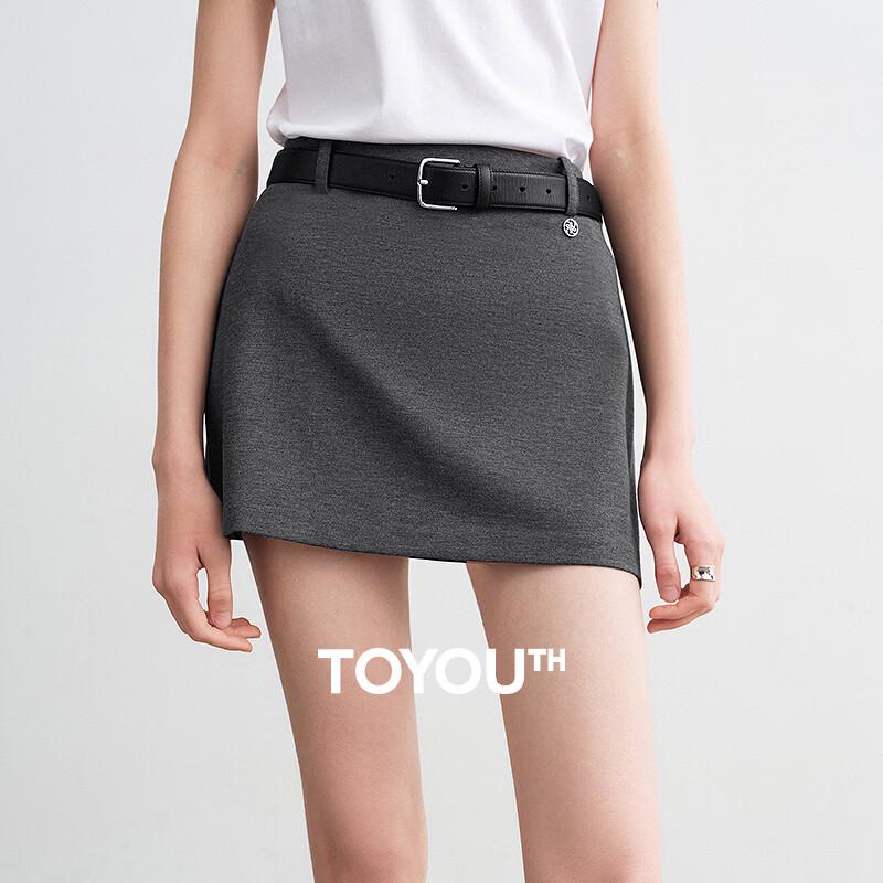 Chuyu A-Line High-Waisted Short Skirt L
