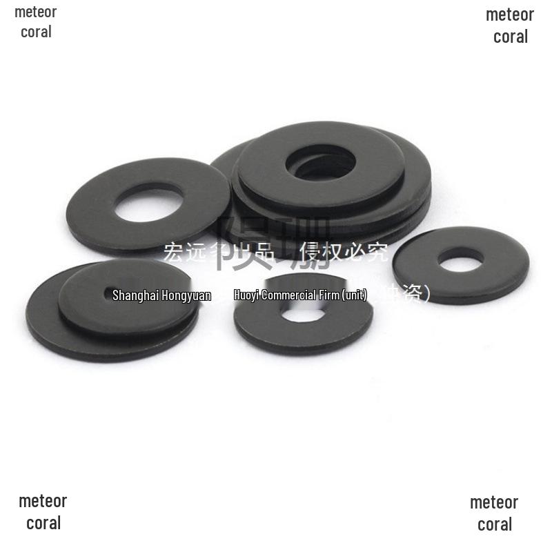 Blackened Thickened Oversized Metal Washer