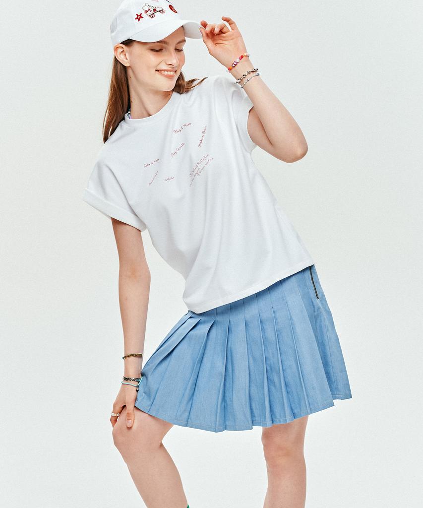 LESONNET Lettering Sweat White