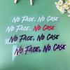 1PC NO FACE NO CASE Motorcycle Helmet Sticker Waterproof Self Adhesive for Motorbike Helemt Fuel Tank Durable Vinyl Decals