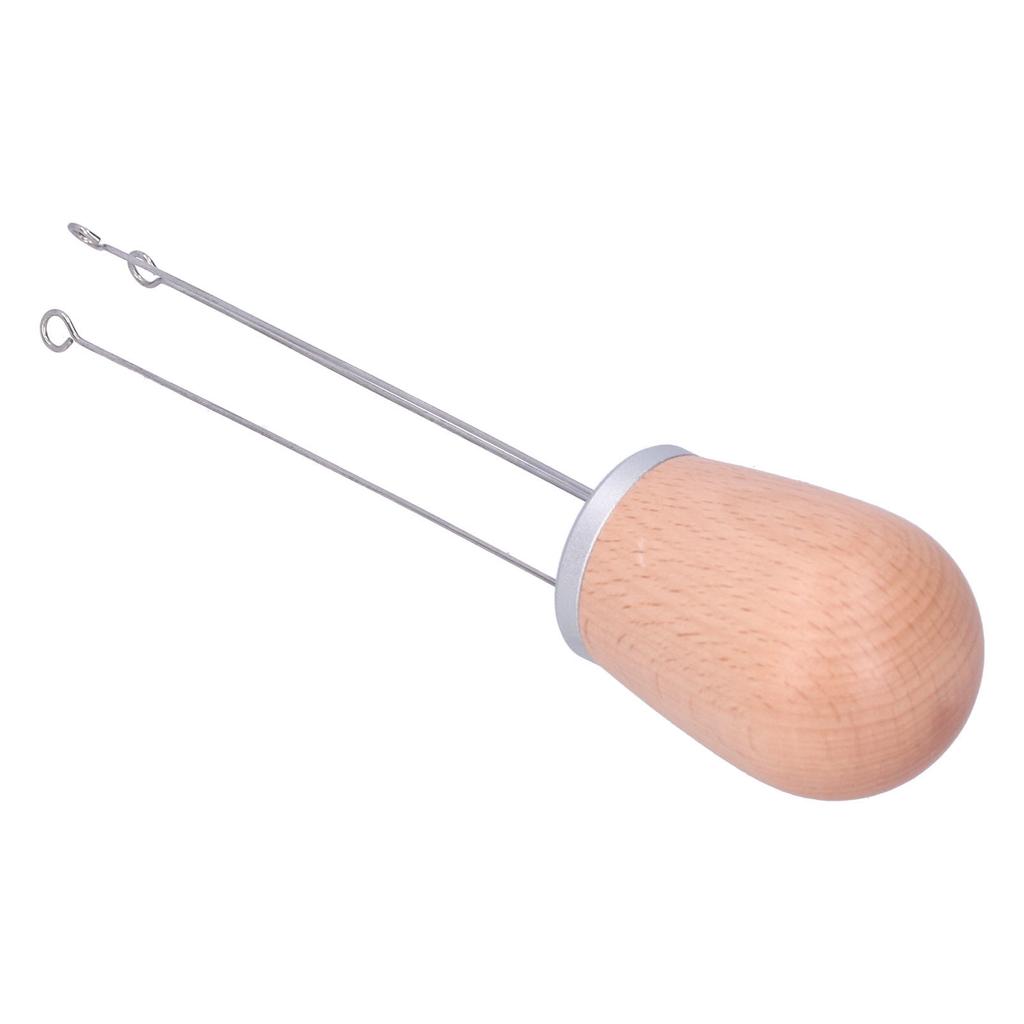 Needle Type Coffee Powder Distributor Wood Handle Coffee Stirrer Distribution Tool