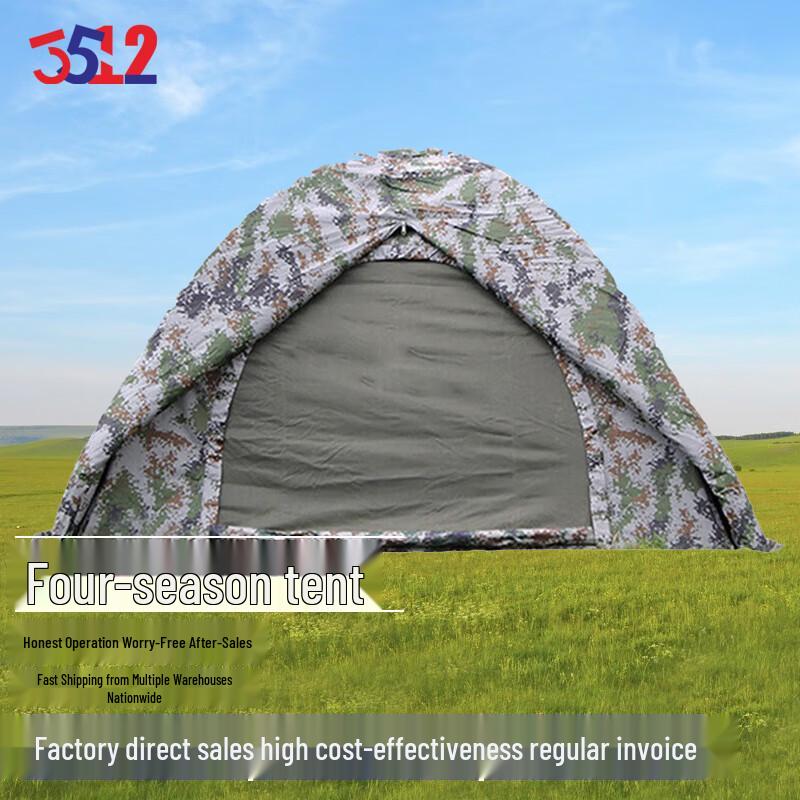 Всесезонная хлопковая палатка для 2 человек, для использования на открытом воздухе