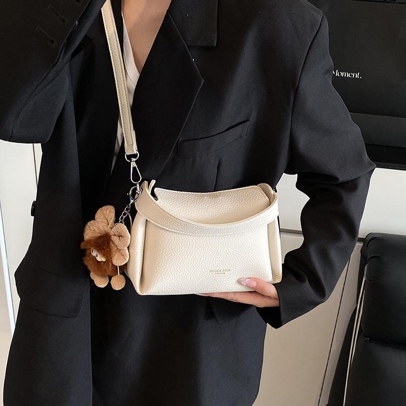 Fashi Women's Shoulder Bag High Quality Pu Leather Hobos Bag Waterproof Armpit Bag Solid Color Women's Handbag and Purse