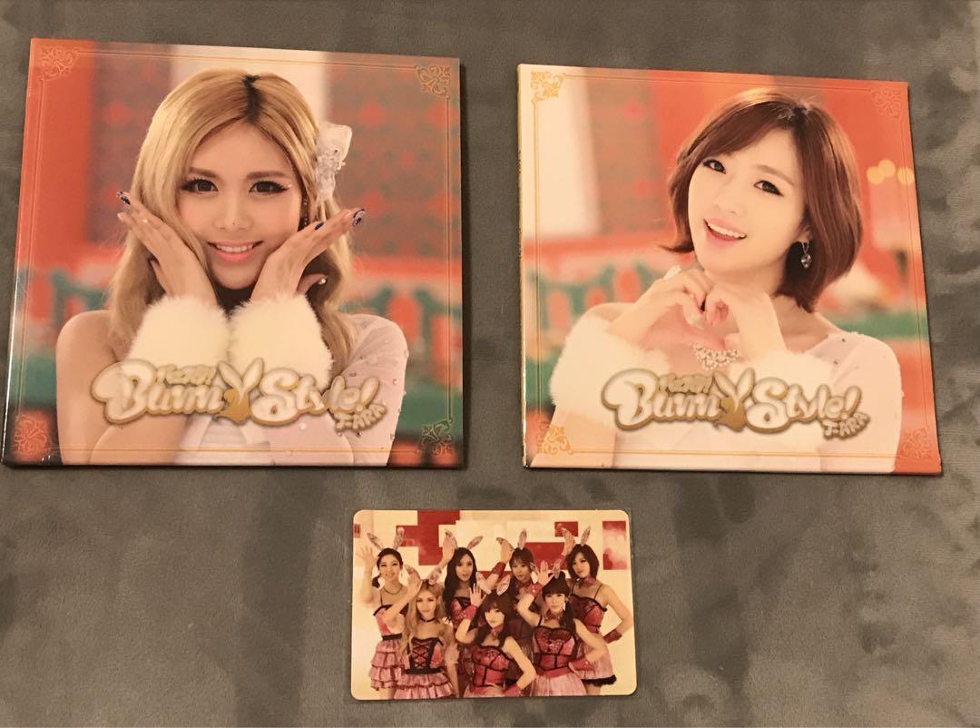 

[USED] T-ARA - Bunny Style 2 albums and 1 trading card!!