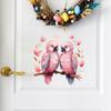 Cute Sweetheart Bird Self Adhesive Removable Toilet Lid Sticker Bathroom Home Decor