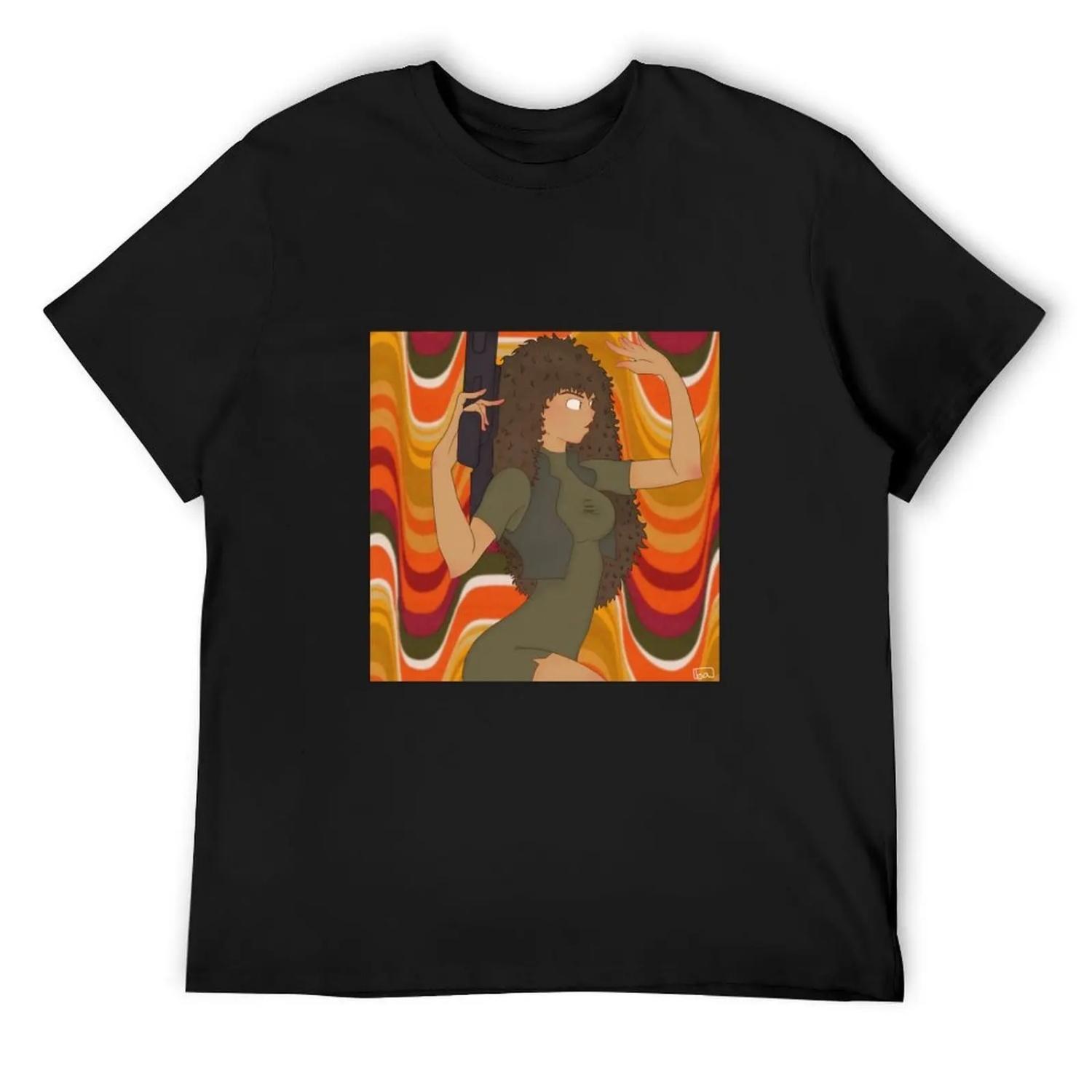 60s spy T-Shirt XXXXXL чёрный