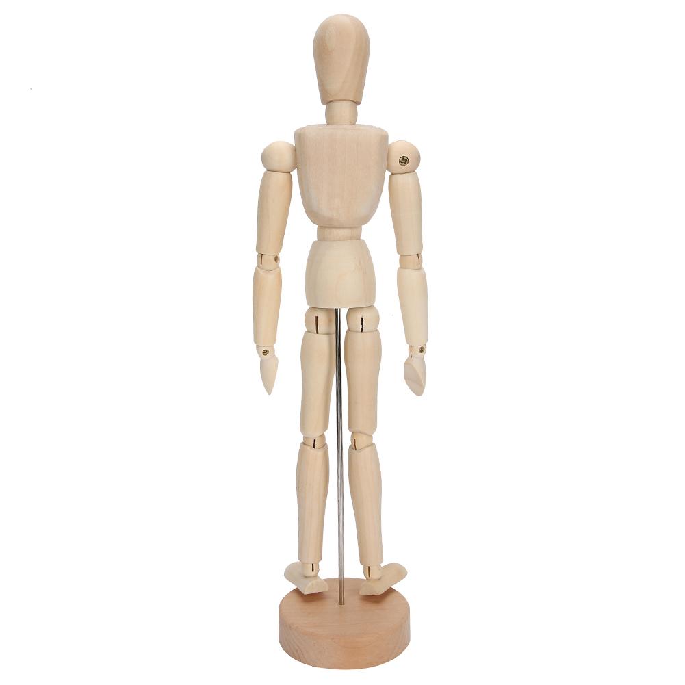 Wooden Human Figure Model Toy Movable Limbs Puppet Art Sketch Models Home Decoration