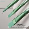 Nylon Bristle Wooden Handle Pointed And Flat Watercolor Paintbrush Set For Art, Acrylic, Gouache, And Oil Painting