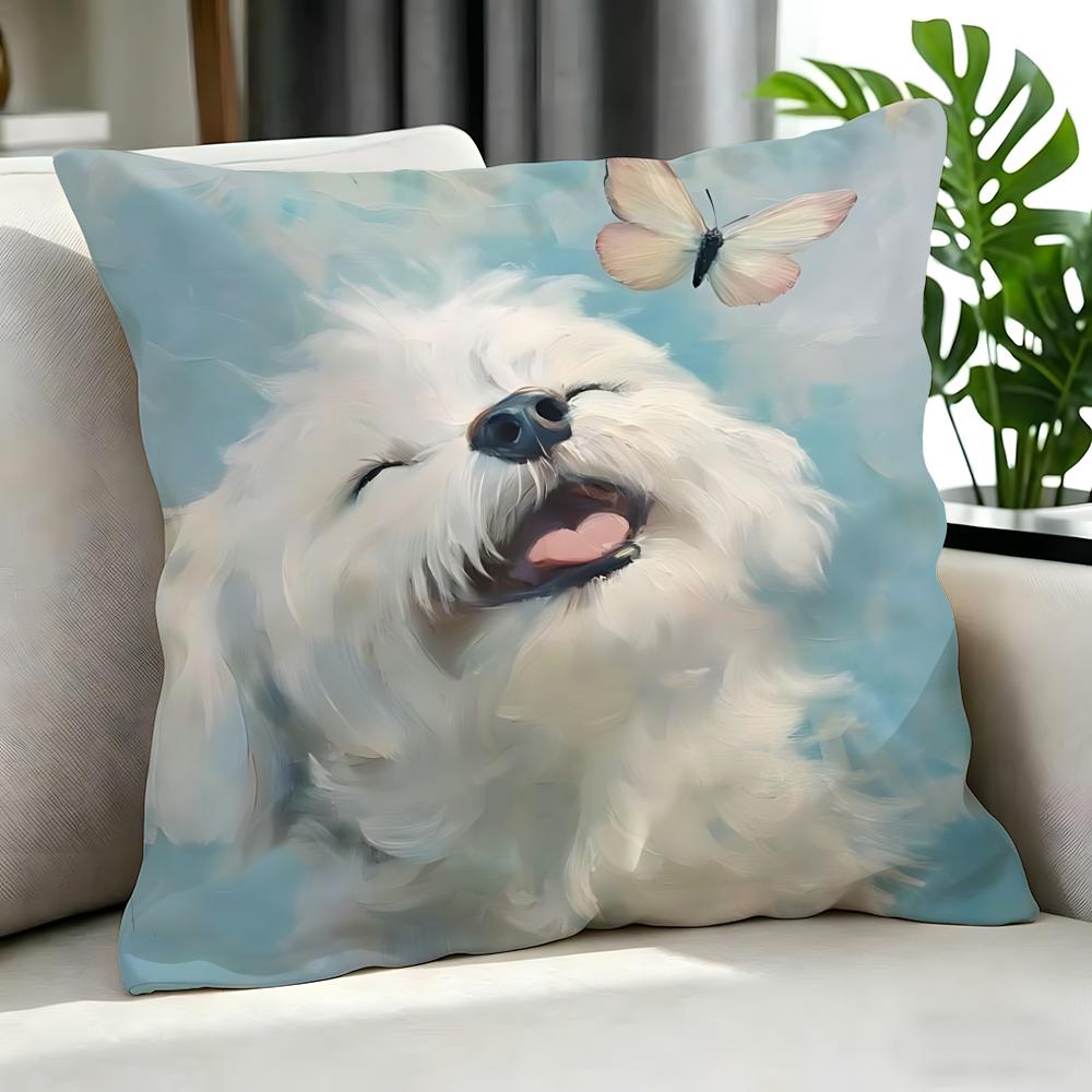 Cartoon MMint Puppyed Cushion Cover Cushion Cover Set Pcs x x x Pillowcase Decorative Sofa Home Decor