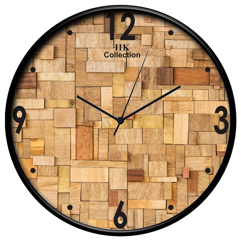 Designové analogové kulaté nástěnné hodiny se sklem pro domov/kuchyň/obývací pokoj/ložnici/kancelář,