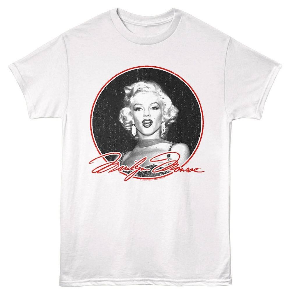 Marilyn Monroe Signature Portrait Men T Shirt M