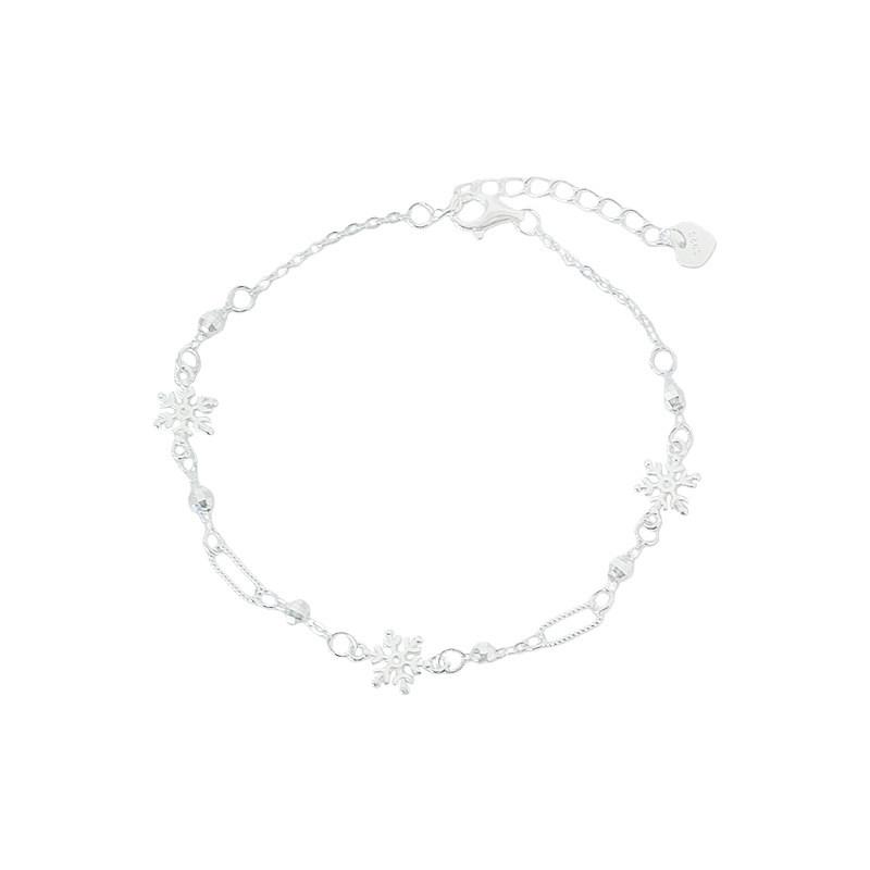 Xiaohongshu Snowflake Bracelet: Chic Korean Style Gift for Girlfriend