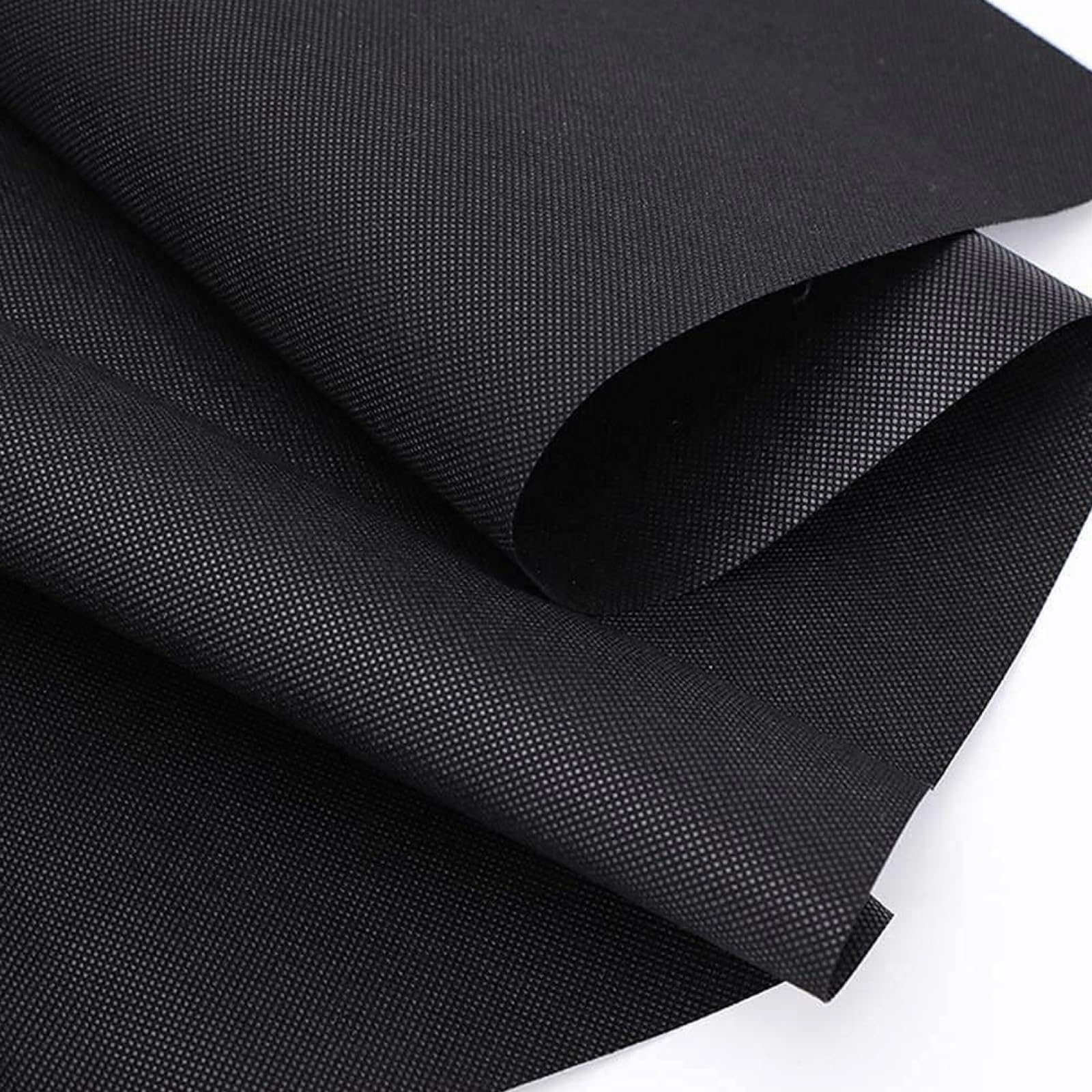 

Ailunate Non-Woven Fabric Large Sheet 2m x 1.6m Black Furniture Repair DIY 0.4mm Thickness