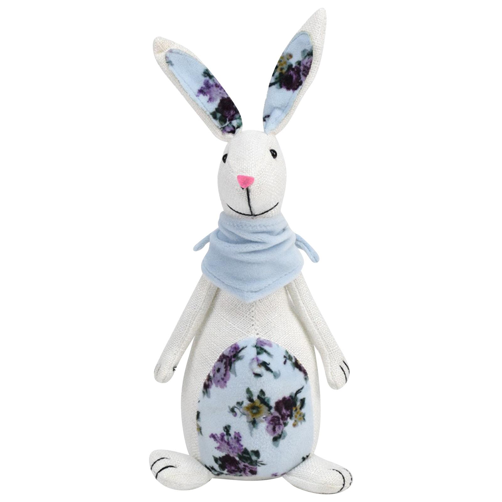 

Easter Bunny Gnome Decorations With Big Ears - Adorable Festive Spring Tiered Tray And Home Decor, Easter Table Centerpiece For Home, Valentine s Day One Size синий