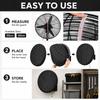 Reusable Wall Mount Fan Cover Polyester Electric Fan Protective Sleeve Fan Head Protector  Factory