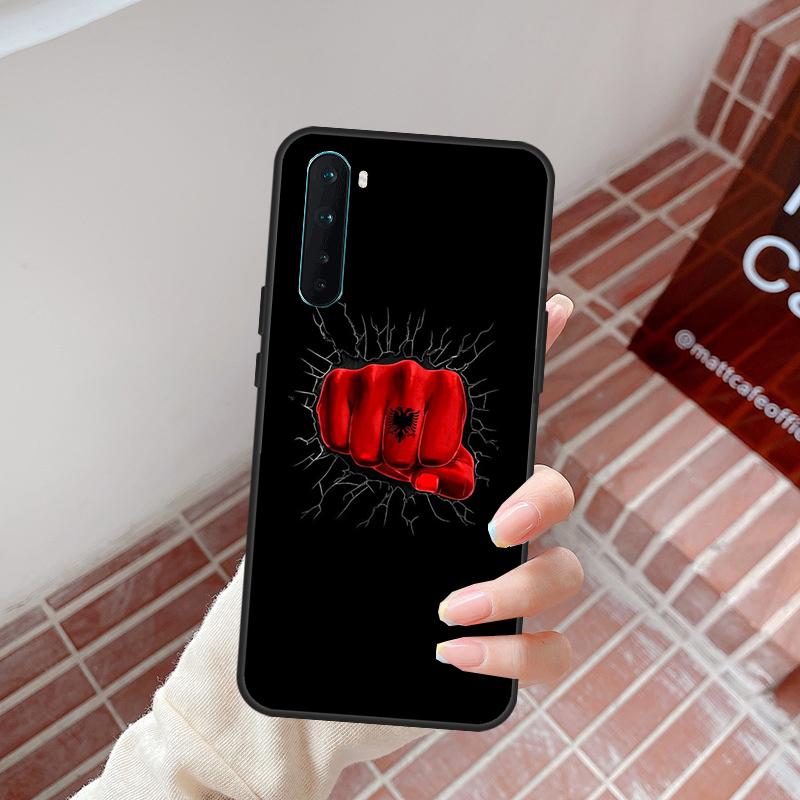 Albania Albanians Flag Case For OnePlus Nord 5 CE 2 3 4 Lite N20 N30 OnePlus 15 13 12 11 10R 13R 10T 13T 12R Cover