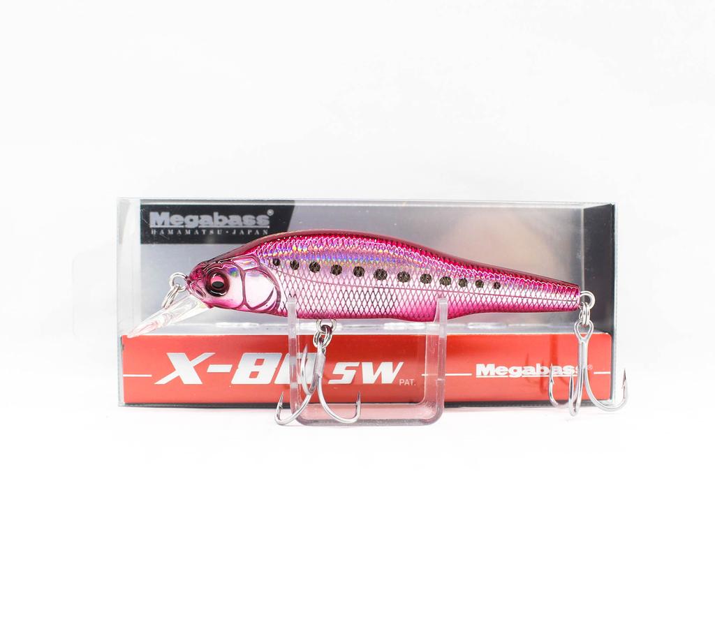 Leurre Megabass X-80 SW LBO – SS Ghost Lemon – 82mm, 12g, Coule, Sonnaille