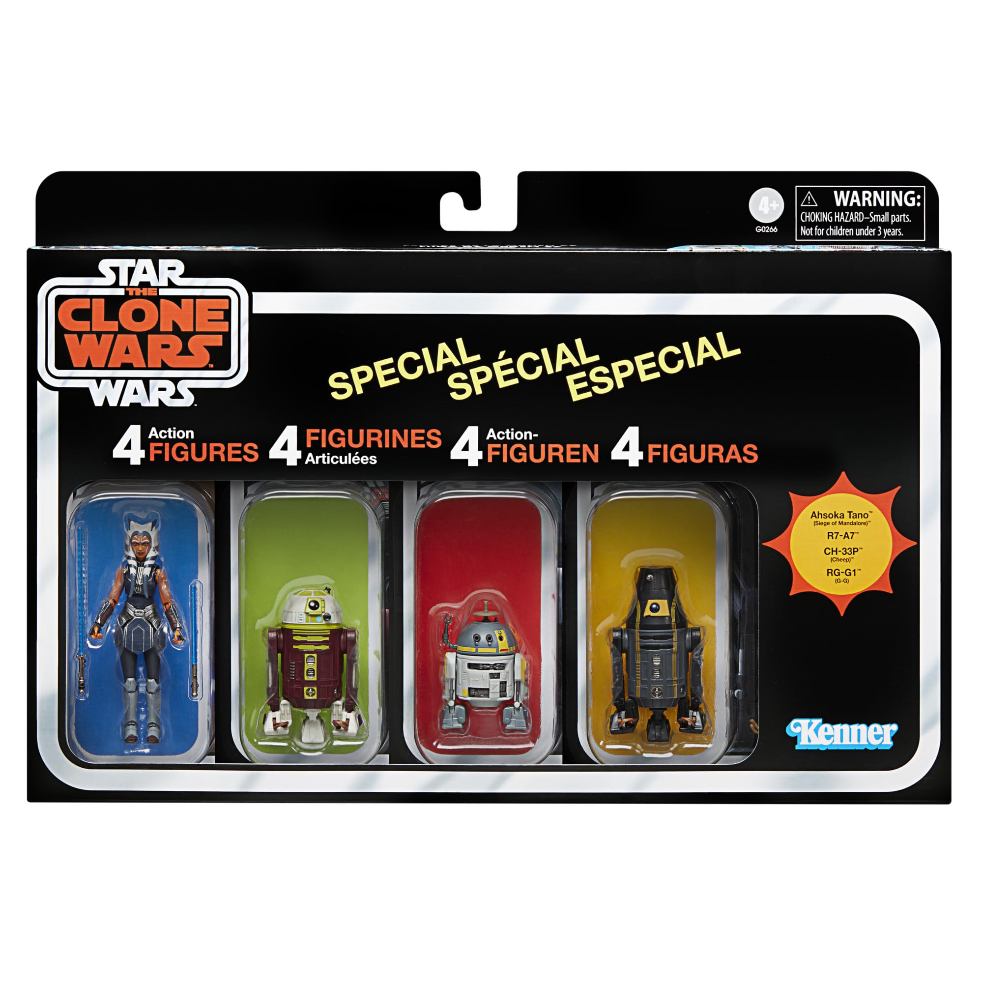 

Hasbro Звездные войны Коллекция Винтаж Побег от Приказа 66 Звездные войны Войны клонов Асока Коллекционный набор экшн-фигурок G0266 Подлинные Войны