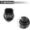 Motoforti Side Indicator Marker Light Lamp Socket Holder, for Ford for Mustang 2005-2021, Plastic, No.6R3Z-13411-BA, Black