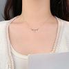 Exquisite Leaves Water Drop Necklace for Women with High-end Feeling for Girlfriend Clavicle Chain