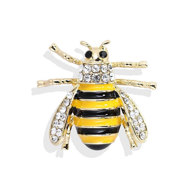 Fashion Mini Cute Bee Wasp Insect Brooch Pin Women's Accessories Wholesale