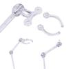CHASO Figure Stand Plastic Model 3mm Axis Compatible Figure Display Action Base Stand Joint 4 Holes Set of 12 1/144