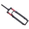 29in MTB Front Suspension Fork Red Double Air Chamber Suspension Straight Steerer Manual Lockout Aluminium Alloy Bike