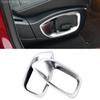 ABS Car Front Seat Adjustment Button Frame Trim Cover Sticker Fit For Jaguar XE XF F-Pace 2016-2018 Auto Interior Accessories