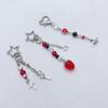 Sweet Star Heart Bead Charm Pendant Chain Phone Straps Pocket Keychain Strap