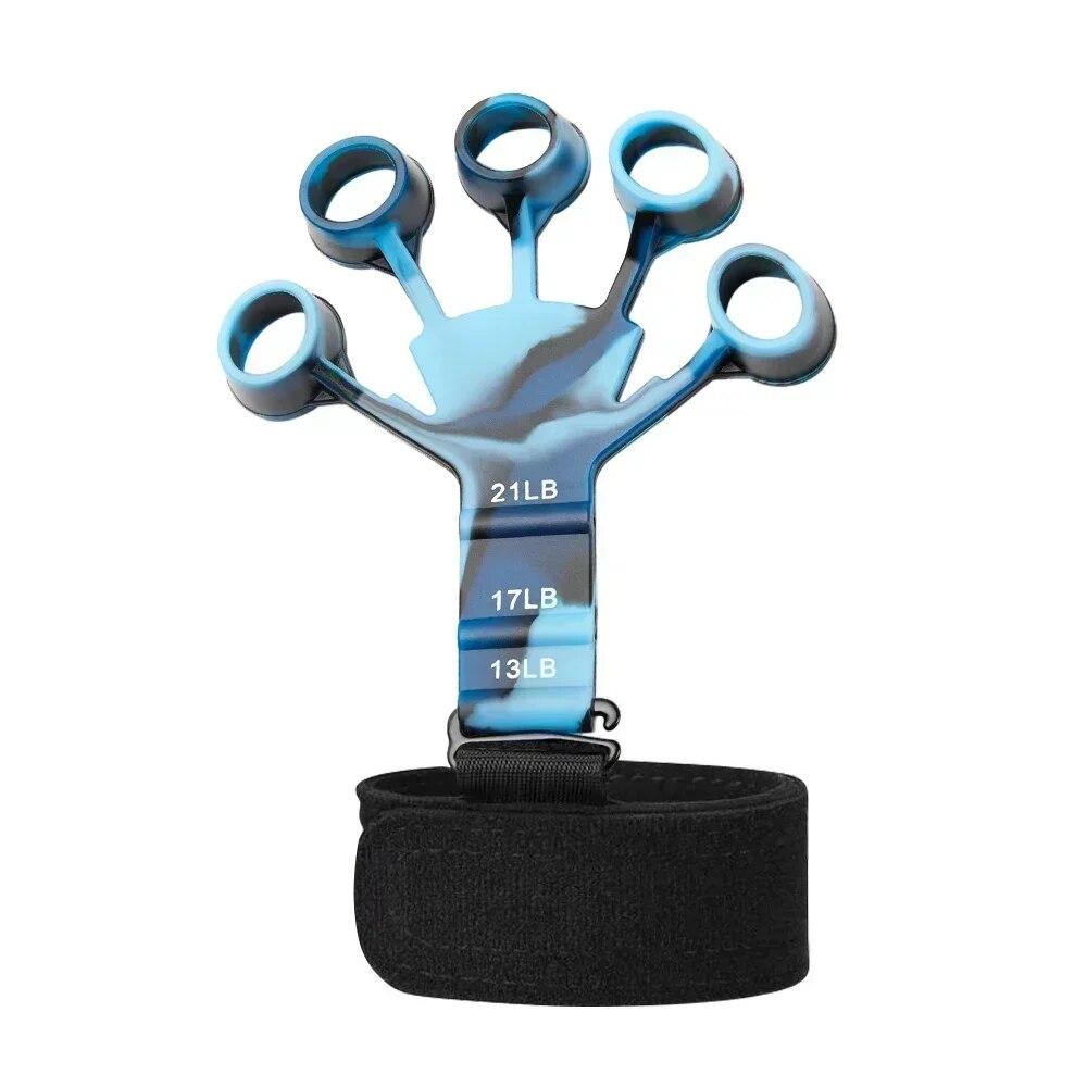 Fitness and Exercise Training Gripper, Hand Expander, Finger Squeeze, Sports Gym, Training Accessories, 5 Resistance, Training