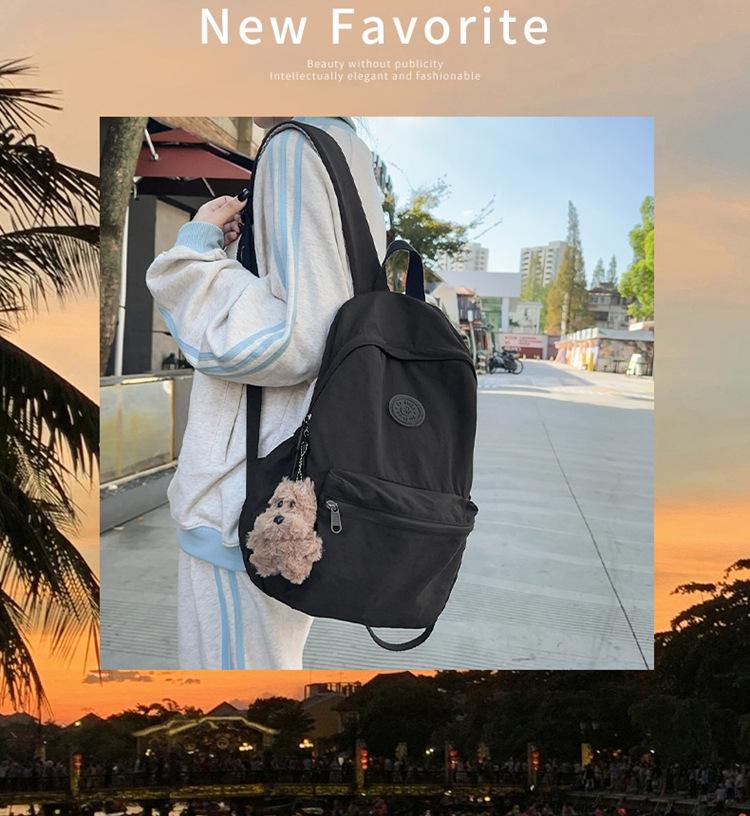 Minimalist Japanese-Style Lightweight Backpack - Unisex Commuter & College Travel Bag
