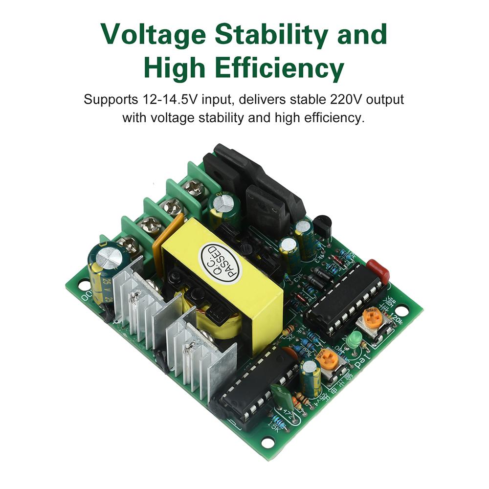 50-100W Modified Wave DC 12V-14.5V to AC 220V 50Hz Inverter Circuit Board DC-AC Lithium Battery Boost Power Converter Module