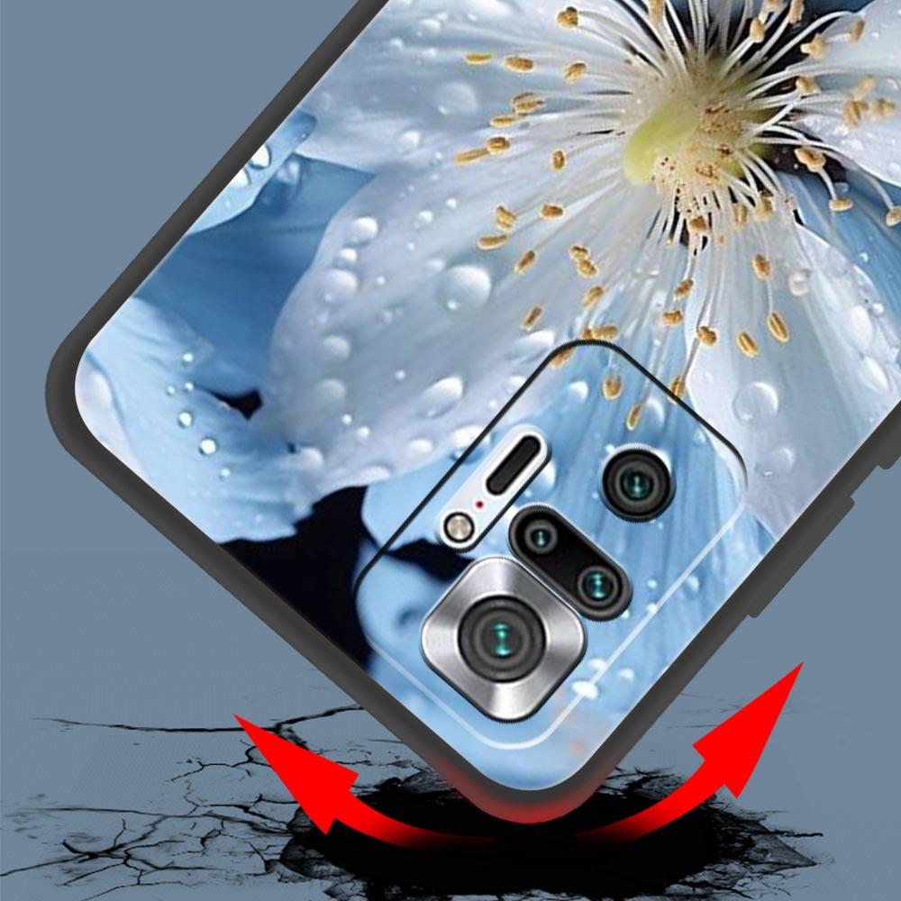 Beauty Flowers Leaves Phone Case For Xiaomi Redmi Note 14 13 12 5G 9S 9 10 11 Pro Plus 9T 14C 13C 12C 10C 9C 9A Soft Cover