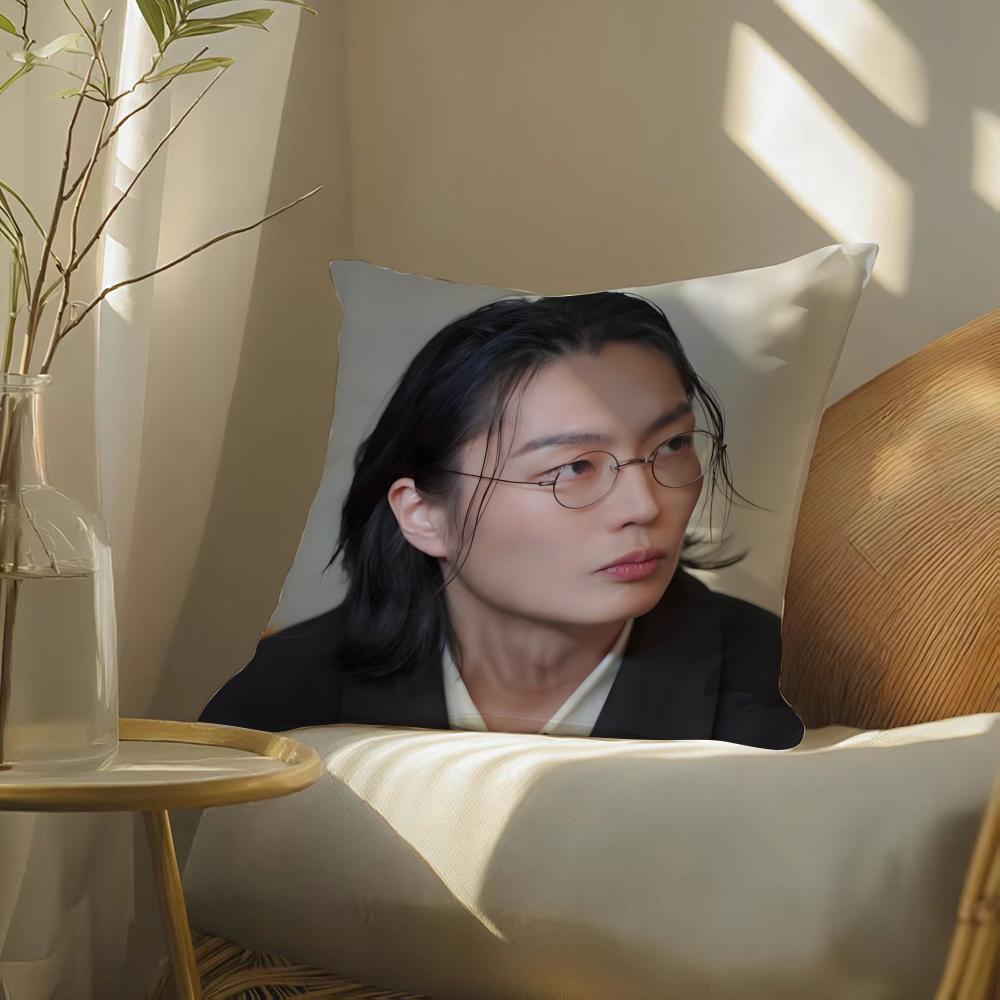 Lustige Sterne RRoh JJae Won Kissenbezug Doppelseitig Plüsch Sofa Kissenbezüge Bio Atmungsaktiv Versteckter Reißverschluss