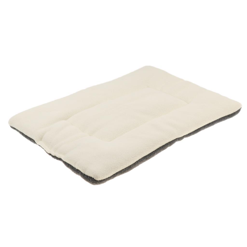 Warm Soft Pet Dog Puppy Cat Kennel Cage Pad Bed Cushion Fleece Mat Nest 