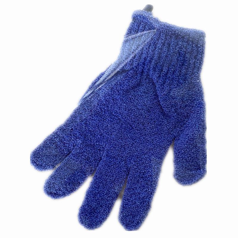 Korean Exfoliating Bath Mitt – Five-Finger Scrubbing Glove and Back-Scrubbing Towel
