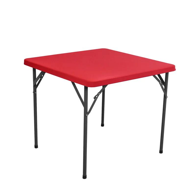 85x85cm Square Tablecloth Washable Polyester Fabric Solid Color Elastic Table Cloth for Wedding Party Dining Banquet Decoration