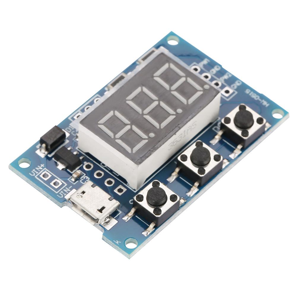 2 Channel PWM Frequency Duty Cycle Adjustable Wave Rectangle Signal Generator