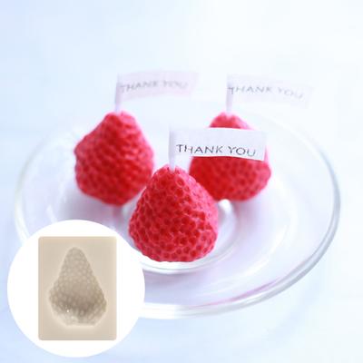 Baking Mold Smooth Edge Heat-Resistant Food Grade Material Durable 3D Mini Strawberry Silicone Chocolate Fondant Mould Kitchen Supplies