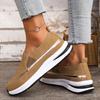 Fashion Women's Casual Sports Sneakers Comfortable Slip On Thick Sole Walking Shoes Woman Lightweight Non Slip Platform Running Shoes
