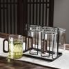 Heat-Resistant Glass Coffee Cup Wood Handle Tea Cup Water Cup Drinking Glass  Office