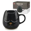 Mug - balvi - chat magique - noir - rond - compatible lave-vaisselle