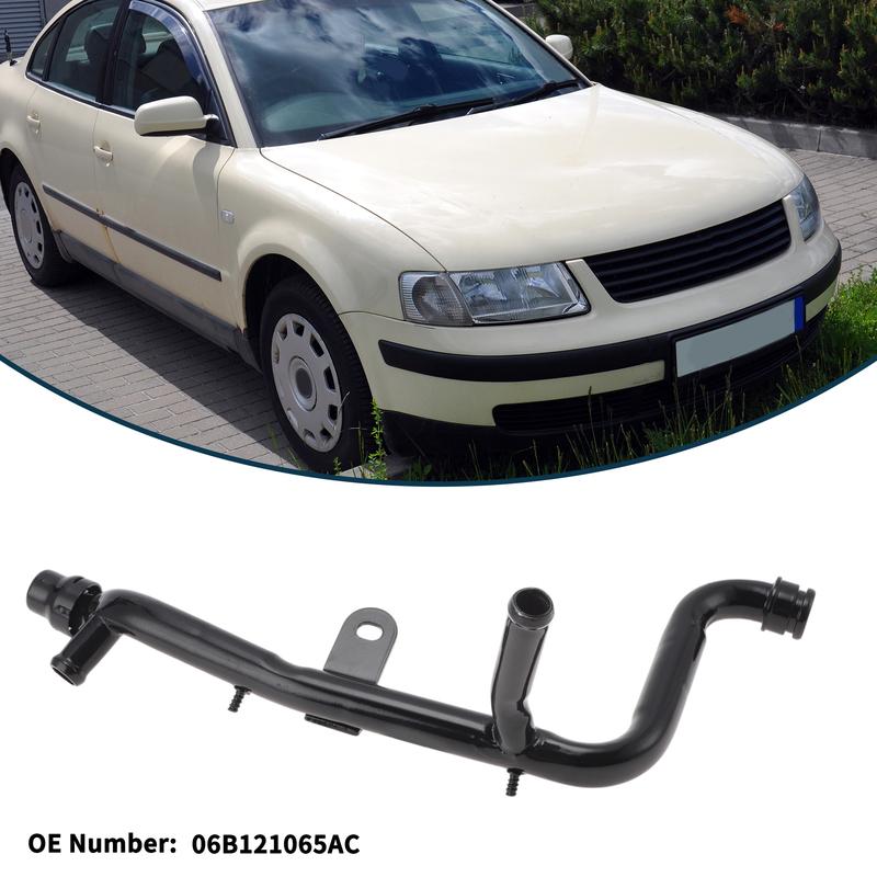 UXCELL Radiator Hose for Volkswagen Passat 2001-2005 No.06B121065AC Iron Coolant Pipe