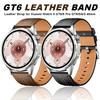 22mm Lederarmband für Huawei Watch GT6/5 Pro GT6/5/4/3 46mm Business-Band Armband für Huawei Watch 5 4 46mm Uhrenarmband