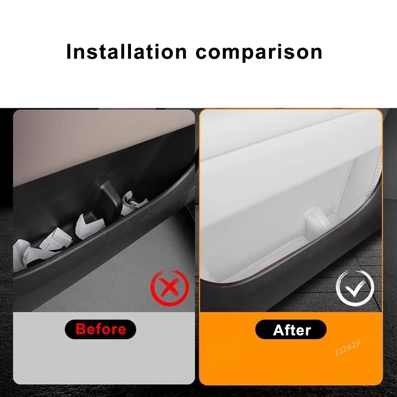 For Geely Geome Xingyuan 2026 2026 Car Door Slot Organizer Box Leather Glove Box Storage Groove Pad Interior Accessories