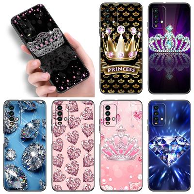 Crystal Diamond Phone Case For Xiaomi Redmi Note 5 6 9T K20 K40 K50 Pro 7A 8A 9A 9C 9i 10A 10C A1 S2 Soft TPU Black Cover