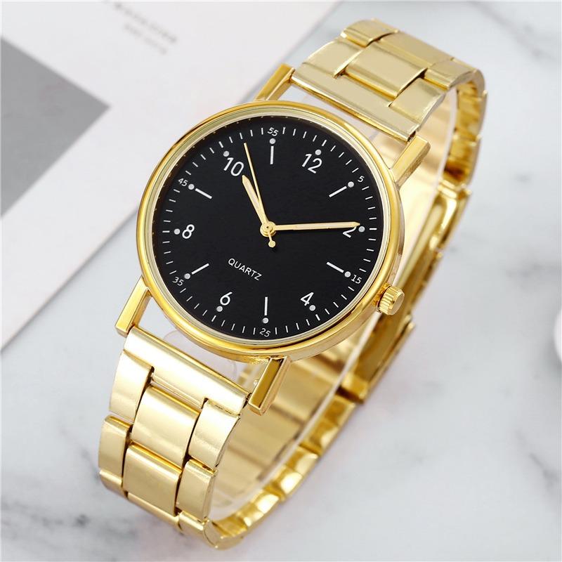 Manufacturer Steel Belt Men's and Women's Quartz Watch Fashion Business Casual Digital Quartz Watch