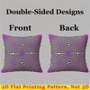 Hypno Bloom Square Jacquard Pillow Cover for Sofa Office Waist Cushion Cover Home Decorative Pillowcase