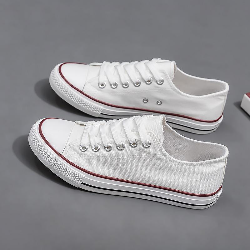 Small black shoes student cloth shoes labor insurance shoes low-top track and field training flat shoes lace-up games dance shoes women's shoes