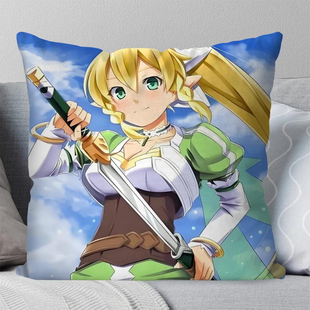 

1 шт. Анимация Лист S-Слово A-Искусство O-Онлайн Наволочка Квадратная Подушка Спальня Диван ДосугКомфортАвтомобильГостинаяДомашний Декор 40X40 16x16Inch